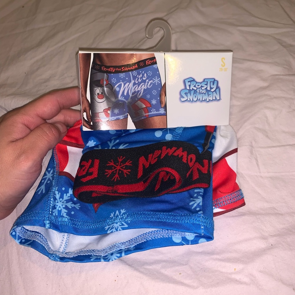 New frosty the snowman boxers